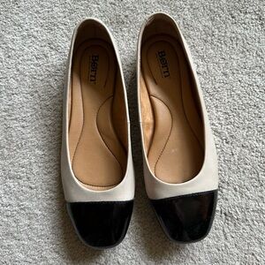 Børn Black Toe Leather Flats